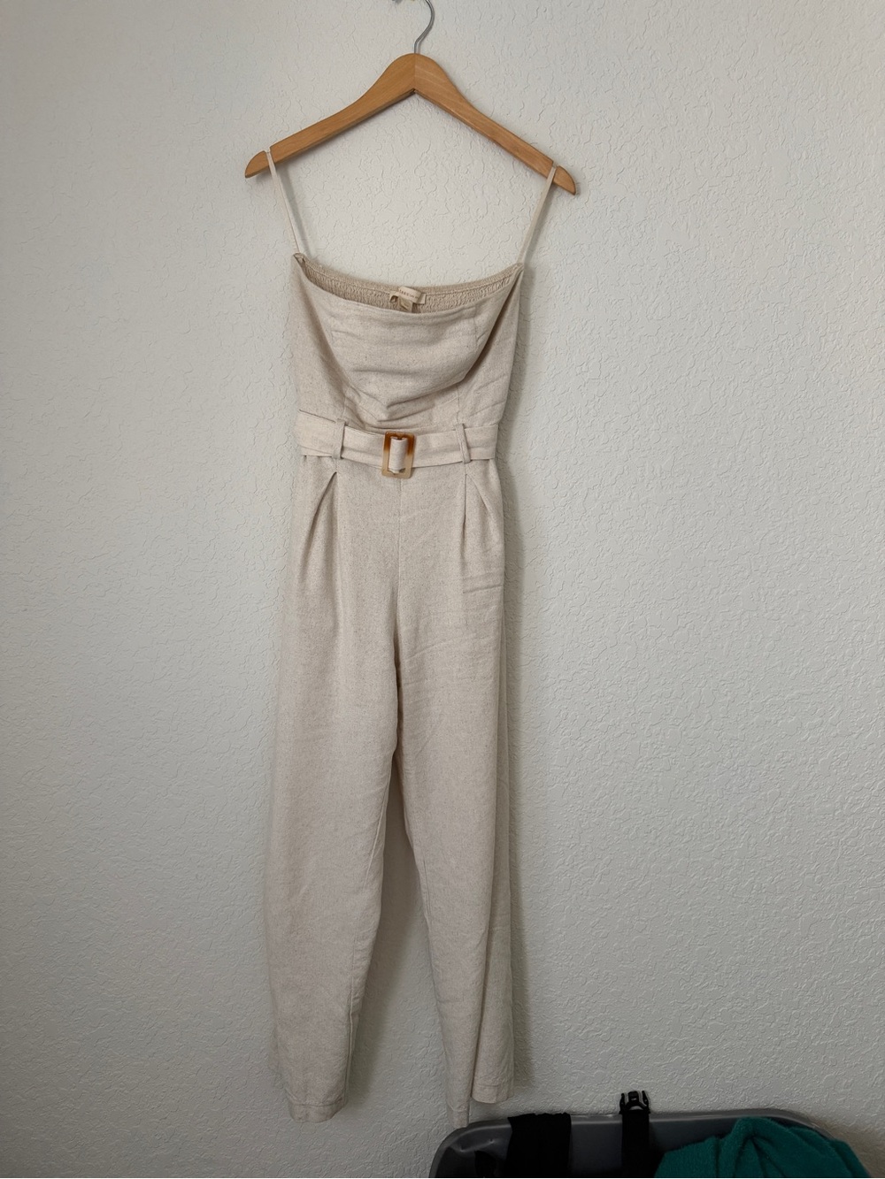 Monteau jumpsuit linen Sz s